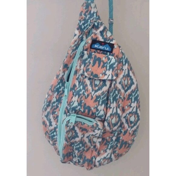 KAVU Rope Sling Crossbody Canvas Bag - Picture 3 of 8